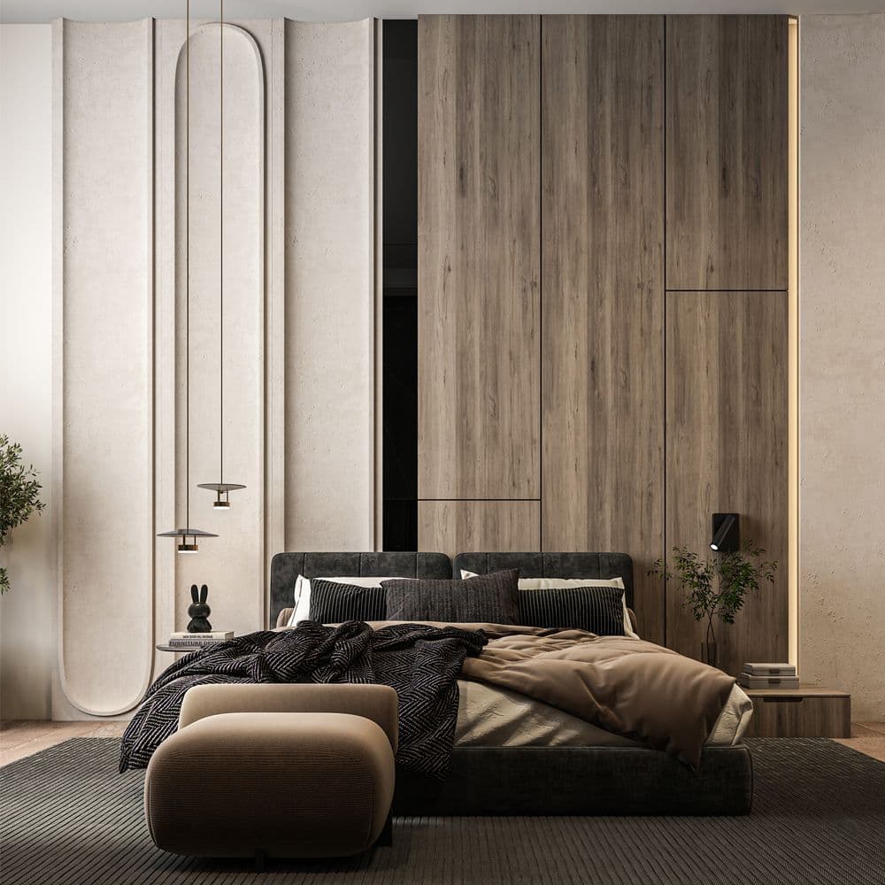 PANOU DECORATIV 8MM FINISAJ NUC 81045