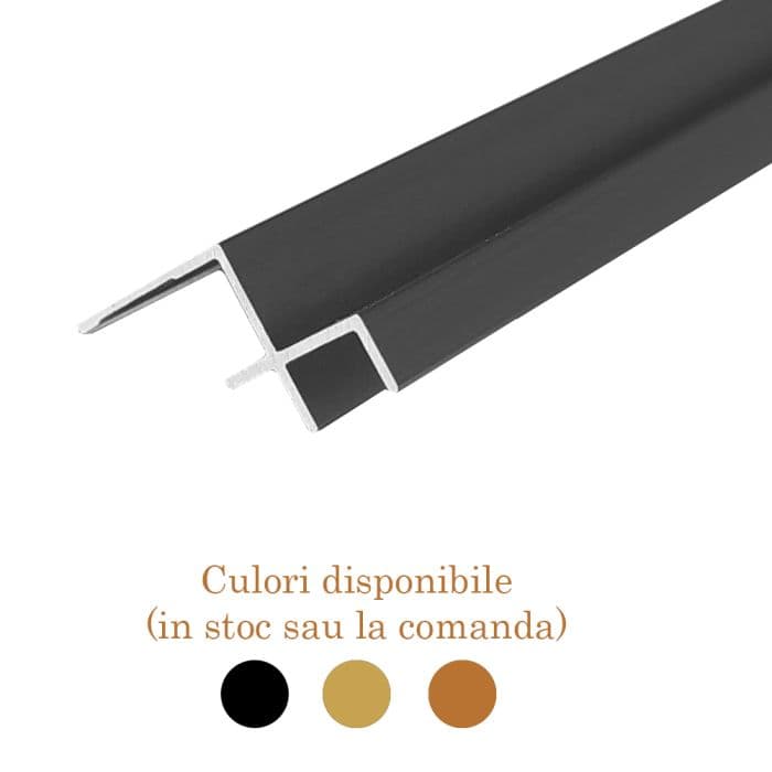 PROFIL ALUMINIU DE COLT  8MM