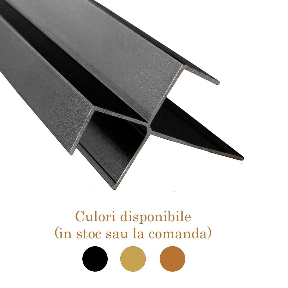 PROFIL ALUMINIU DE COLT  8MM